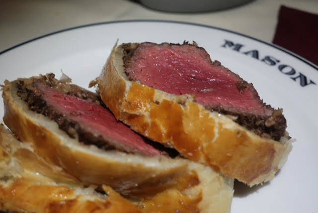 Beef Wellington at Mason Steakhouse